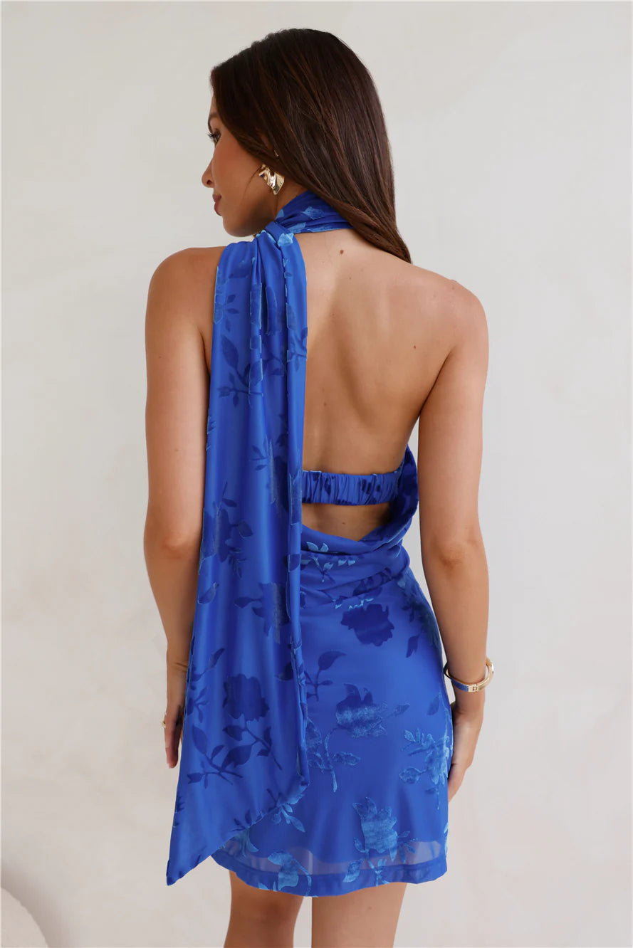 HELLO MOLLY Decadent Love Mini Dress Blue
