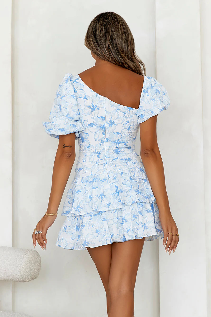 HELLO MOLLY Ladylike Etiquette Mini Dress White